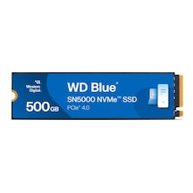 Wd Blue Sn5000, Wds500g4b0e, 500gb, 5000/4000, Gen4, Nvme Pcıe M.2 2280, Ssd