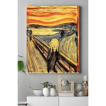 Pster15600 Edvard Munch - Çığlık Sanatsal Kanvas Tablo 40 X 60