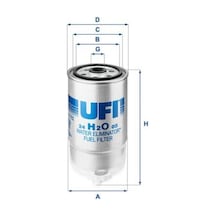 Ufı 24.h2o.05 Yakıt Filtresi 432000505r