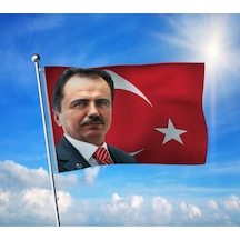 Muhsin Yazıcıoğlu Türk Bayrağı Premium Raşel Kumaş 100x150 Cm Diğer