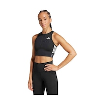 Adidas Adizero Kadın Siyah Yuvarlak Yaka Crop Siyah