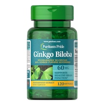Puritan's Pride Ginkgo Biloba Mabet Ağacı Brain Functions 120 Cap