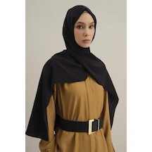 Armine Düz Lyocell Şal - Koyu Lacivert 03