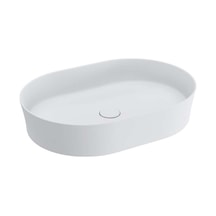 Bocchi Vessel Lavabo Oval Çanak 55 x 38 CM Mat Beyaz 1521-002-0125