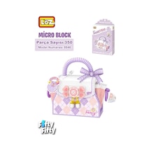 Loz Micro Block Sweet Bag Serisi Mor Çanta 350 Parça Oyuncak Yapım Seti Fflz-8846