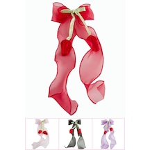 Gül Fiyong Tül Otomatik Toka 30 Cm