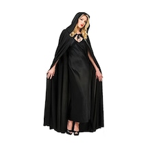 Siyah Yakalı Pelerin - Vampir Pelerin - Dracula Pelerin 90 Cm "