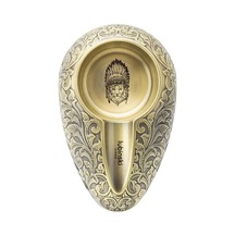 Lubinski Yeni Seri Lion İşleme Metal Tekli Puro Küllüğü - Gold Lb-815