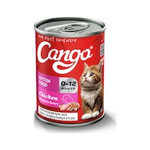 Cango Yavru Yaş Kedi Maması Tavuklu 415gr 24lü
