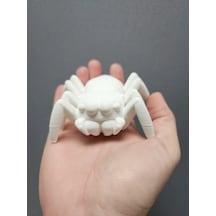 11 Cm Ufak Örümcek Pla Doğal Malzeme Oyuncak Beyaz Renk Balık