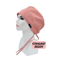Standart Beden Yavruağzı Puantiye Cerrahi Bone Doktor Hemşire Sağlıkçı Hastane Bonesi Renkli