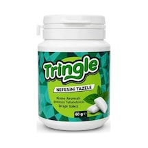 Tringle Nane Aromalı Draje Sakız60 G Şekersiz Tatlandırıcılı Sakız Ferah Nane Aromalı Pratik Draje Sakız Günlük Kullanıma Uygun