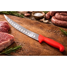 Pirge Butcher's Kavisli Et Doğrama Bıçağı 26 Cm Oluklu - 39622