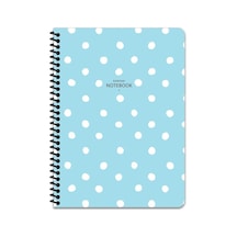 Faber-castell Defter 16,5x22 80 Yaprak Kareli Spiralli Keskin Color Puantiye 321142 Çok Renkli