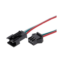 Ayt Ic-261j-3 Jst Sm 3 Pin Kablolu Konnektör Takım Şarjlı Pil Soketi Siyah Kablolu Soket