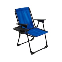 Natura Bardaklıklı Kamp Sandalyesi - Mavi