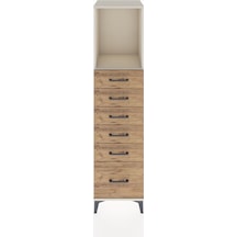 Hyperion Dolap Tek Raflı 6 Çekmeceli 44x44x182 Aytaşı-çam Aytaşı