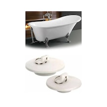 Banyo Küvet Lavabo Tıpası Lavabo Gider Tıkacı 2li Beyaz