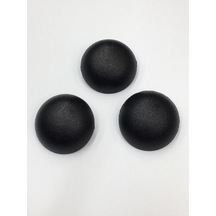 Dev Bombeli Düğme Kaban Mont Düğmesi 3 Lü Set 4 Cm Siyah 52771510