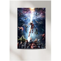 Marvel Hulk İronman Captanamerica 33x48 Poster Duvar Posteri  + Çift Taraflı Bant