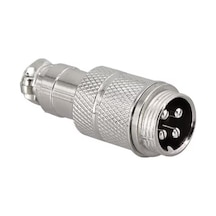 Ayt Mayk Gx16-4 Pinli Metal Erkek Konnektör M16 16mm