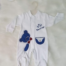 Candys Bebe Erkek Bebek Tulum Krem