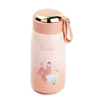 Tantitoni Okadi Pembe Paslanmaz Çelik Termos 350ml Pembe Tantitoni Okadi Pembe Paslanmaz Çelik Termos 350ml Pembe
