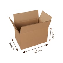 30x20x20 Cm Bc Dalga Karton Kutu, Koli, Taşıma Kolisi, Kargo Kutusu 10 Adet 10 Adet