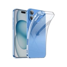 Apple iPhone Uyumlu 16 Plus Kılıf Lüx Şeffaf Silikon Bz8683140783709