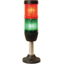 Emas IK52L220XM03 K Serisi İki Katlı 220V AC 100mm Borulu Plastik Ayaklı LED Kolon 50mm