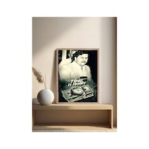 Poster Ahşap Çerçeveli Tek Parça Dekoratif Tablo Çok Renkli - 868781644 Çok Renkli