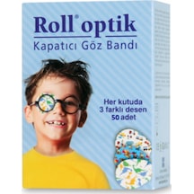 Roll Optik Erkek Kapatıcı Göz Bandı 50 Adet