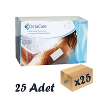 OctaCare Şeffaf Pedli Su Geçirmez Yara Örtüsü Steril Tekli Paket 5 CM x 9 CM 25 Adet