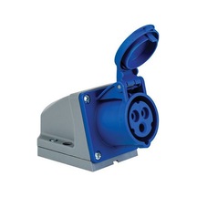 Mete Enerji 3x16a. Ip44 Duvar Prizi -eğik Gövdeli- 406602