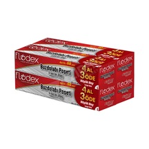 2 Adet Flodex Buzdolabı Poşeti 4 Al 3 Öde Büyük Boy 30x45