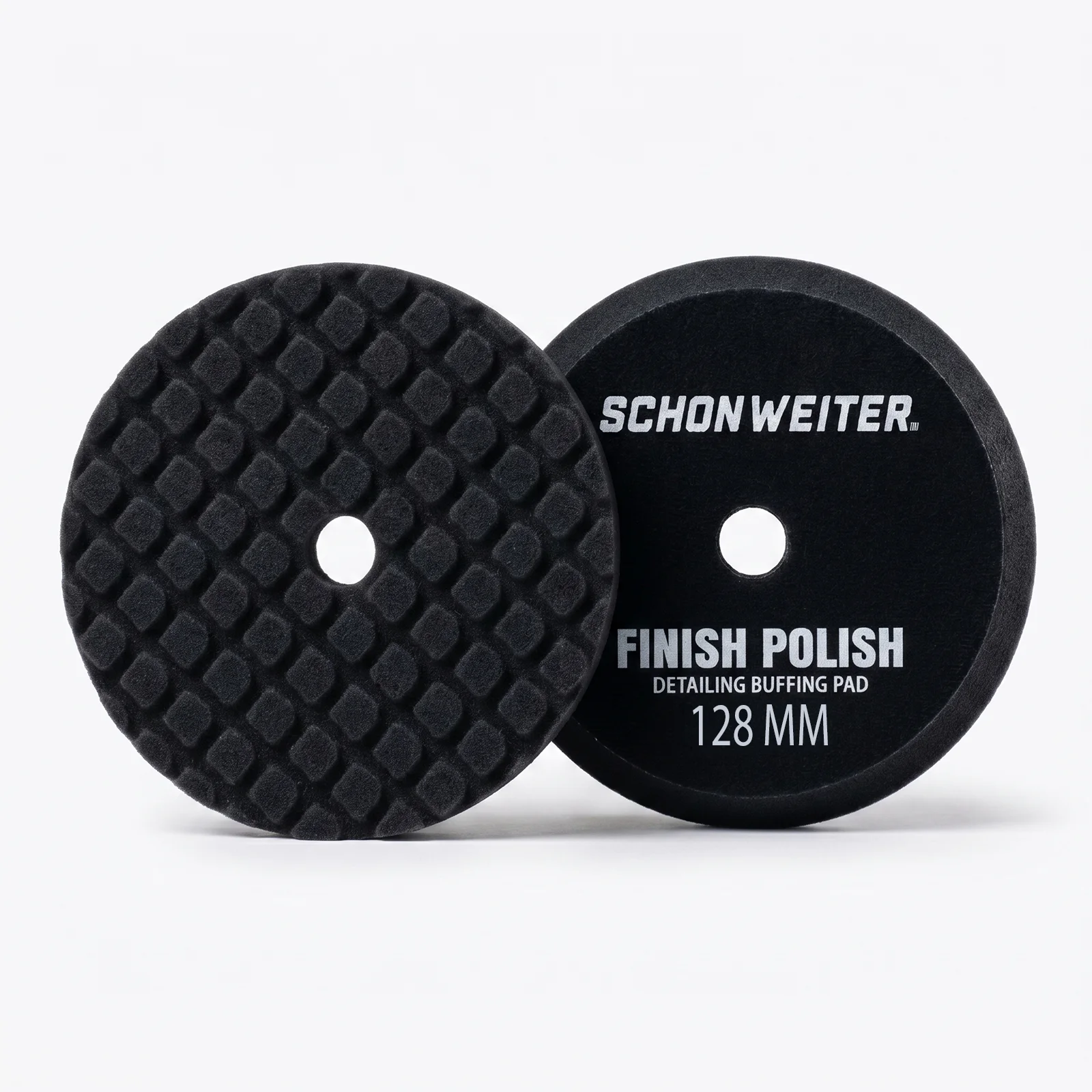 Schön Weiter Araç Oto Orbital Son Kat - Finish Çizik Giderici Pasta Cila Süngeri Siyah 5 İnç - 128 Mm