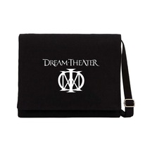 Dream Theather Logo 3 Siyah Kanvas Postacı Çantası