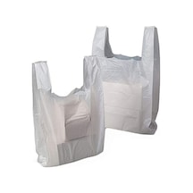 Büyük Boy Kalın Hışır Atlet Çöp Poşeti, 30x60 Cm, 5 Kg Kapasite
