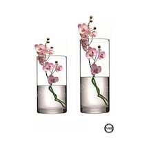 Sürahi Vazo Mumluk 2 Li 10cm Genişlik - 15cm,20cm Uzunluk Beyaz