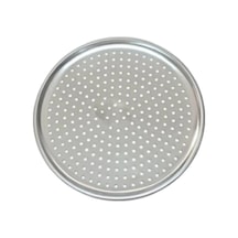 Paslanmaz Çelik Pizza Tepsisi 32 Cm Gri