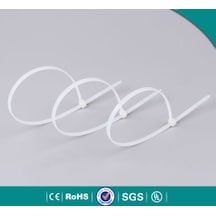 3.6 X 250Mm 100 Adet Kablo Bağı 25Cm Cırt Kelepçesi Kablo Bağı