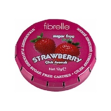 Fibrelle Stevia lı Şekersiz Şeker Çilekli 3 Adet
