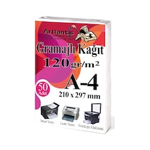 A4 Gramajlı Fotokopi Kağıdı 50 Adet 120 Gr Sertifika Kağıdı Kalın Kağıt Baskı Tüm Yazıcılara Uyumlu 21x29.7cm Ofis Büro