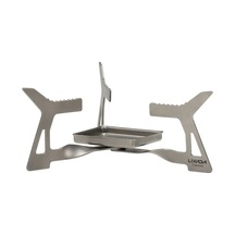 Ankatek Ultralight Katlanır Kamp Titanyum Katılaştırılmış Alkol Soba 14g Vp Gümüş Gümüş