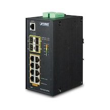 Planet Pl-ıgs-5225-8p4s 8 Port Gigabit Poe 4 Port Sfp 240w L2+ Endüstriel Yönetilebilir Switch