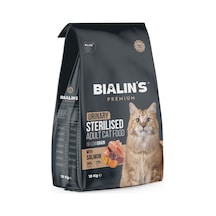 Bialins Premium Kısırlaştırılmış Kedi Maması Somonlu 10kg