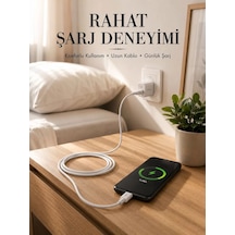 Usb-a To Type-c Şarj Kablosu 2 Metre Uzun Kablo 1