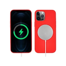 Apple Uyumlu iPhone 12 Pro Max Kılıf Zore Silksafe Wireless Kılıf