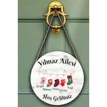Kişiye Özel Ev Kapı Süsü, Aile Soy İsim, Kişi İsimleri Yazılabilen Kapı Dekoru,aileye Özel Kapı Süsü