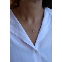 Yenigün Kuyumculuk 14 Ayar Altın Damla Taş Kolye Kly24593